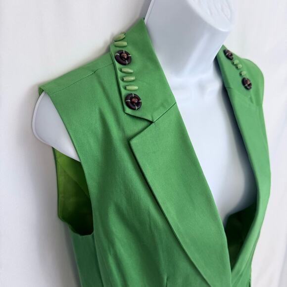 Ruby Rd. Green Vest Size 10 - Picture 4 of 9